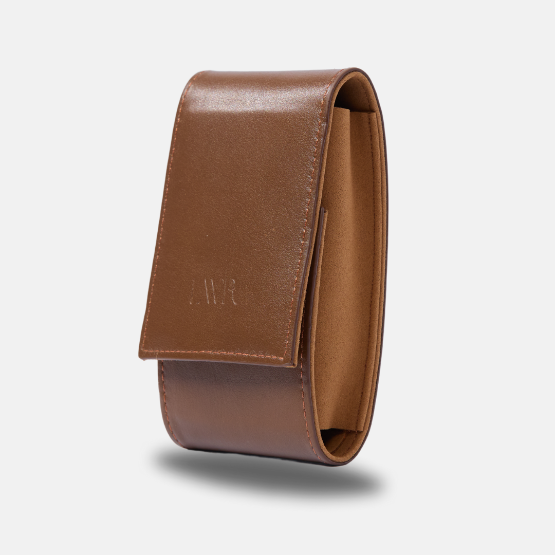 Brown LWR Watch Pouch