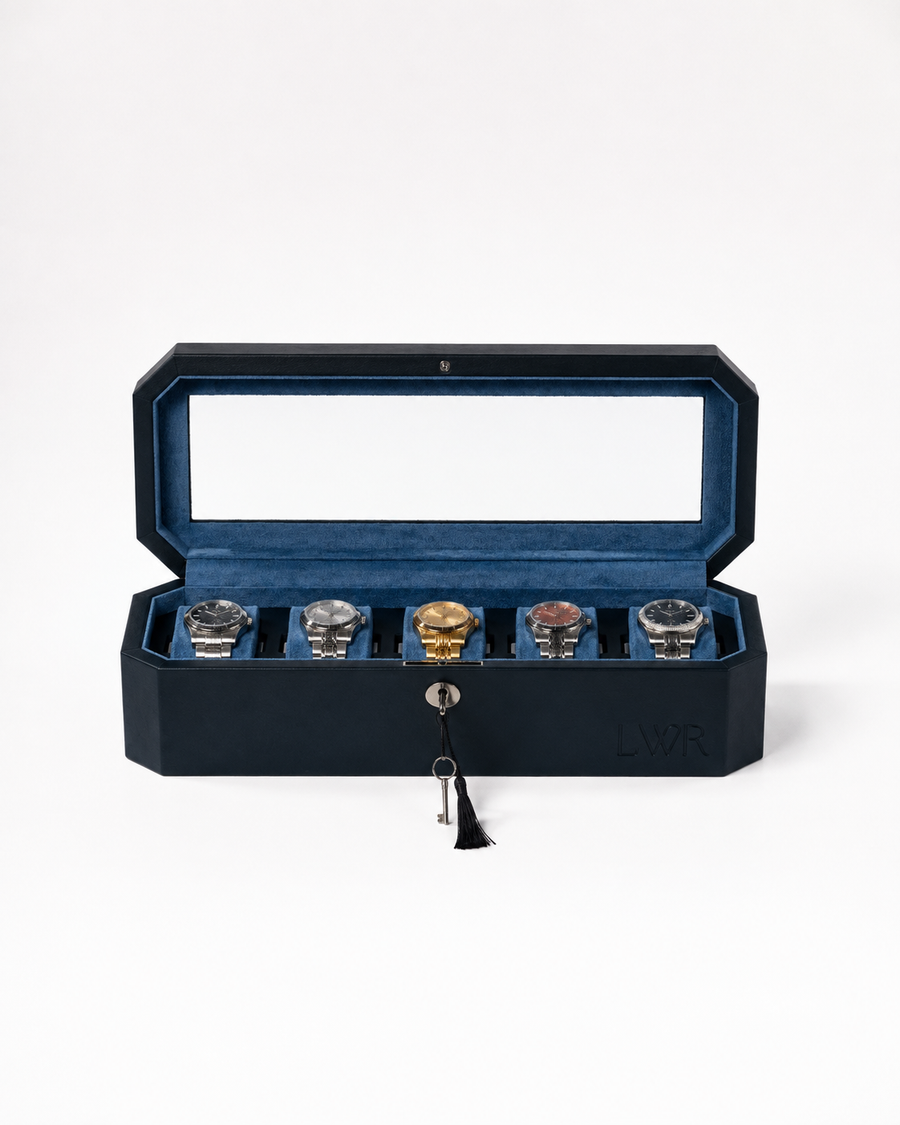The Duchess 5 slot box - Black X Blue