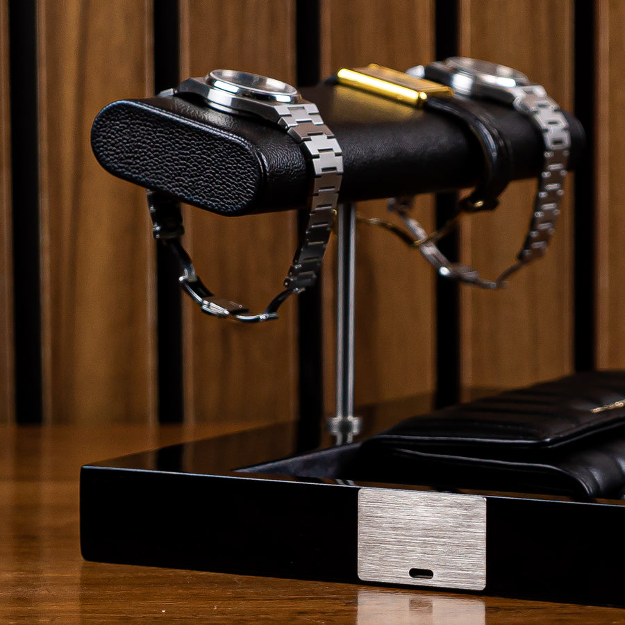 Watch Stand x Valet Tray(Black)