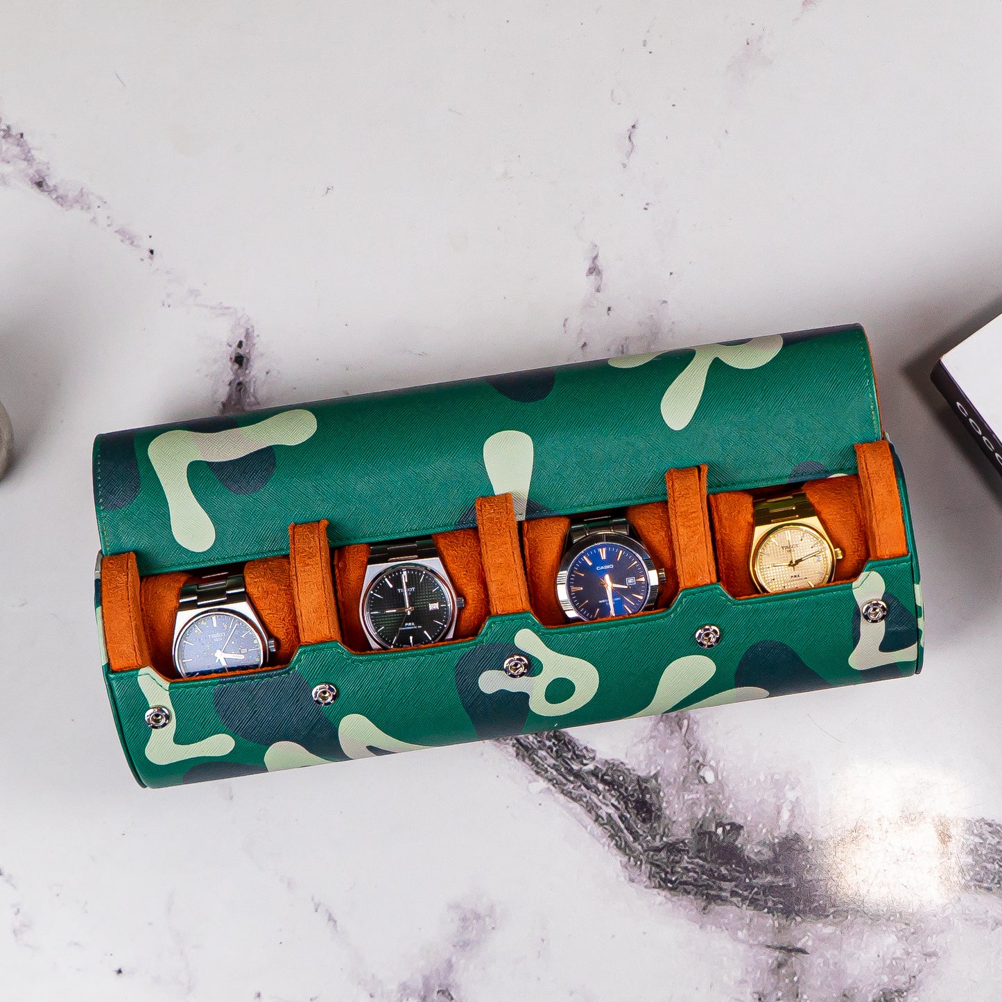 4 Slot Green Camo LWR Case