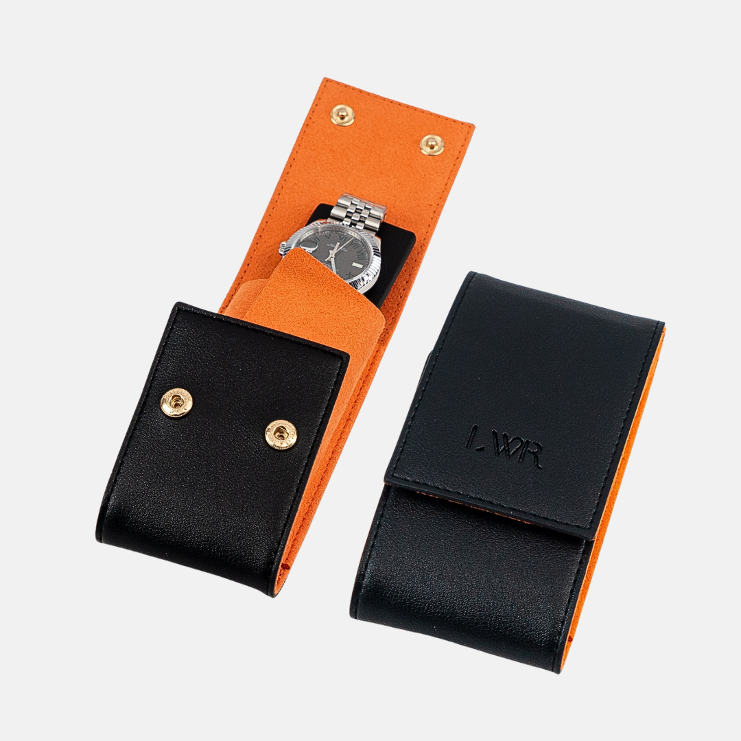 Black LWR Watch Pouch