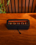 The Duchess 5 slot box - Black X Orange