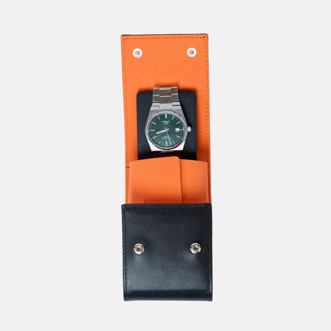 Black LWR Watch Pouch