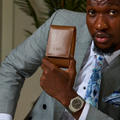 Brown LWR Watch Pouch
