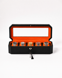 The Duchess 5 slot box - Black X Orange