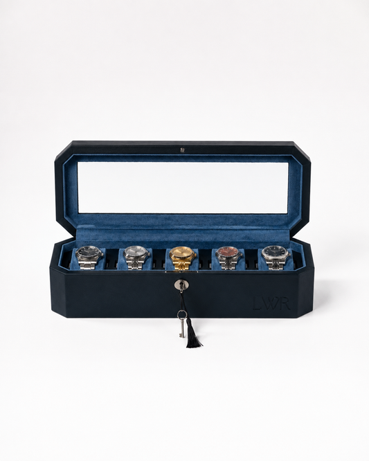The Duchess 5 slot box - Black X Blue